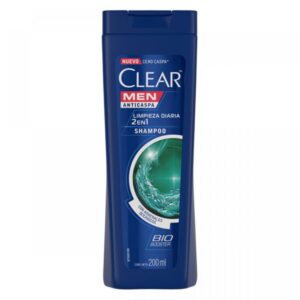 Shampoo 2 en 1 Anticaspa Clear Men Limpieza Diaria