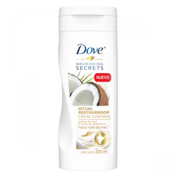 Crema Corporal Dove Nourishing Secrets Coco y Almendras