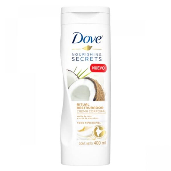 Crema Corporal Dove Nourishing Secrets Coco y Almendras