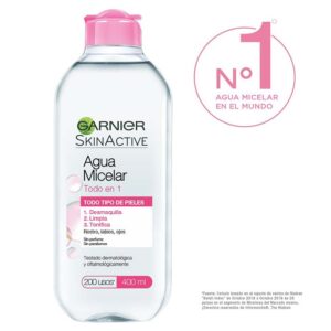 Agua Micelar Garnier Skin Active Todo en 1 x 400ml