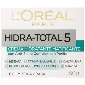 Crema Matificante L'Oréal Paris Hidra Total 5 x 50 ml