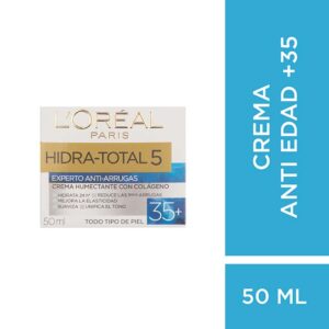 Crema Facial L'Oréal Paris Hidra Total 5 Antiarrugas +35 x 50 ml