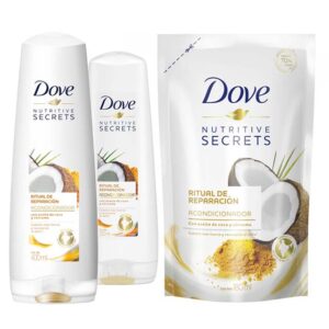 Acondicionador Dove Ritual de Reparación Coco y Cúrcuma