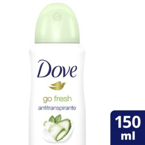 Desodorante Antitranspirante Dove Pepino y Té Verde en Aerosol x 150 ml