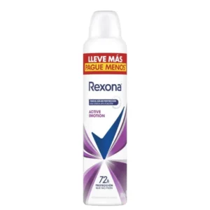 Desodorante Antitranspirante REXONA Mujer Active Emotion en Aerosol x 250 ml