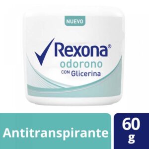 Desodorante Antitranspirante REXONA Odorono en crema con Glicerina x 60 grs