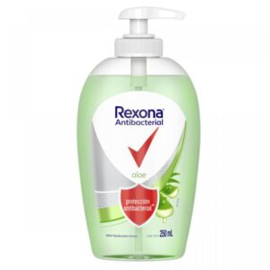Jabón líquido Rexona Antibacterial Aloe Vera con bomba