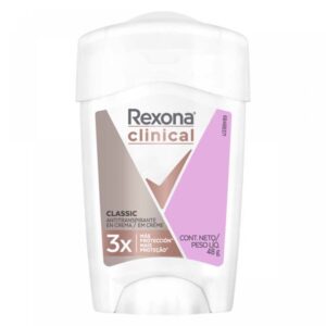 Desodorante Antitranspirante REXONA Clinical Classic Mujer en crema x 48 grs