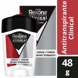 Desodorante Antitranspirante REXONA Clinical Sport Strength Hombre en Crema x 45 grs