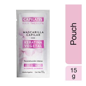 Mascarilla Capilar Capilatis Keratina Hair Therapy x 15 grs