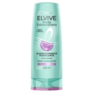 Acondicionador Arcilla Purificante Elvive L'Oréal Paris 400 ml