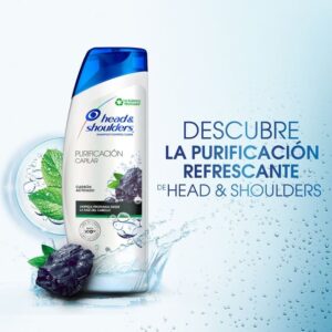 Shampoo Head & Shoulders Purificación Capilar Carbón Activado