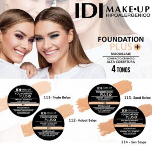Base de maquillaje IDI Make Up Creamy Compact Foundation Plus