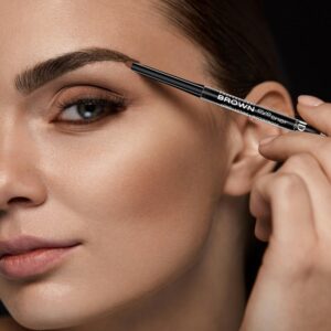 Delineador Retráctil IDI Make Up Brown con esfumino