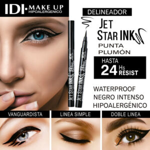 Delineador para ojos IDI Make Up Jet Star Ink