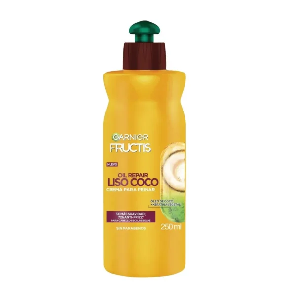 Crema para peinar Fructis Liso Coco x 250 ml