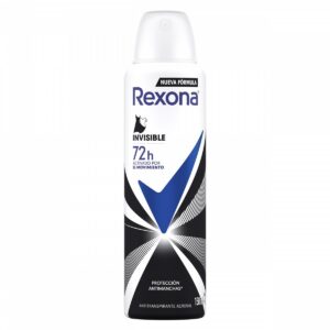 Desodorante Antitranspirante REXONA Invisible en Aerosol x 150 ml