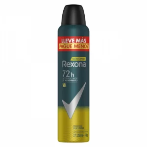 Desodorante Antitranspirante REXONA en aerosol Men V8 x 250 ml