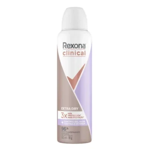 Desodorante Antitranspirante REXONA Clinical Extra Dry en aerosol