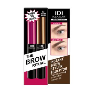 Maquillaje para cejas IDI Make Up The Brow Ritual 02 Brown Medio