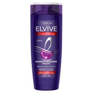 Shampoo Color Vive Elvive L’Oréal Paris Matizador Violeta x 200 ml