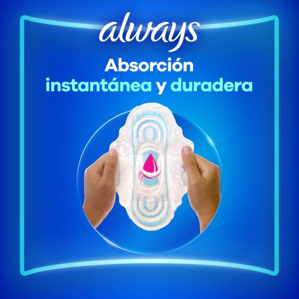 Toallas Sanitarias Always de día Triple Protección Suave con alas