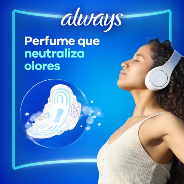 Toallas Sanitarias Always de día Triple Protección Suave con alas