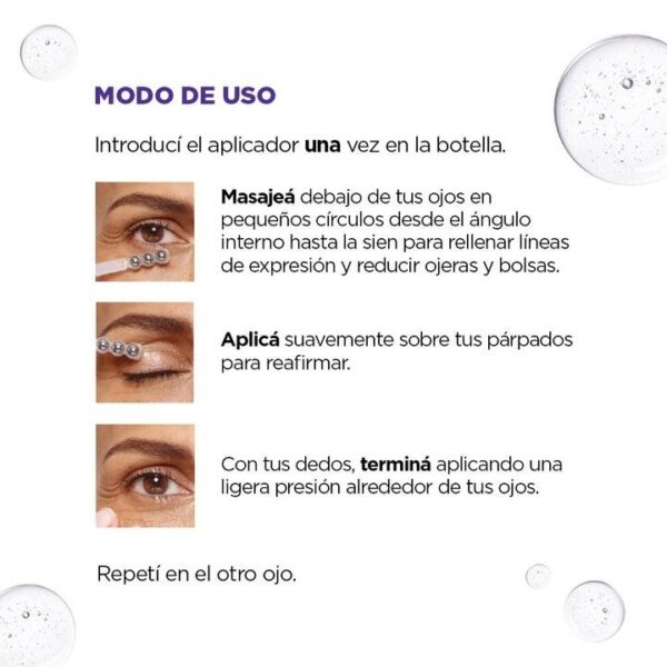 Serum Rellenador Ojos L’Oréal Paris Revitalift Ácido Hialurónico x 20 ml