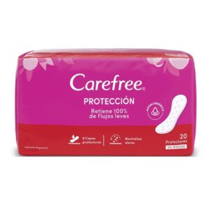 Protectores Diarios Carefree Protección x 20 uds