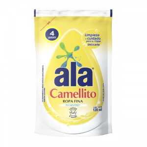 Jabón líquido Ala Camellito Ropa Fina Lavado a mano Repuesto x 120 ml