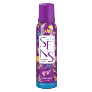 Desodorante Sens Vainilla-Cassis x 123 ml