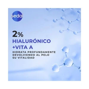 Shampoo Sedal Ácido Hialurónico y Vitamina A