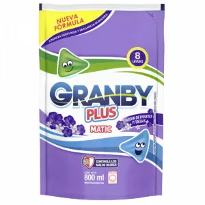 Jabón Líquido Granby Plus Matic Jardín de Violetas y Fresias
