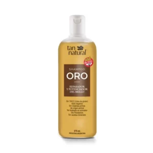 Shampoo Reparador y Potenciador de Brillo Tan Natural ORO x 375 ml