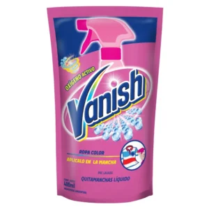 Quitamanchas pre-lavado líquido Vanish Poder O2 Repuesto x 400 ml