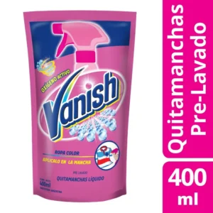 Quitamanchas pre-lavado líquido Vanish Poder O2 Repuesto x 400 ml