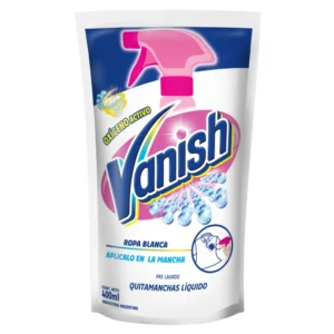 Quitamanchas pre-lavado líquido Vanish Poder O2 White Repuesto x 400 ml