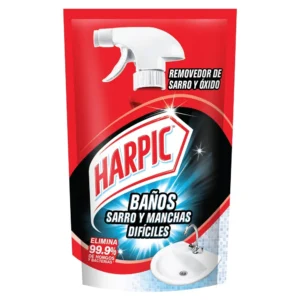 Limpiador de baño Harpic Removedor de sarro y manchas difíciles x 420 ml