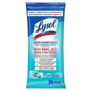 Toallitas desinfectantes multi-superficies Lysol Frescura marina x 36 uds