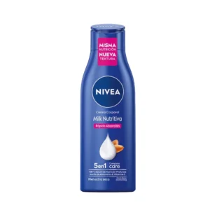 Crema Corporal Nivea Milk Nutritiva Rápida Absorción