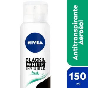 Desodorante Antitranspirante Nivea Invisible Black & White Fresh x 150 ml