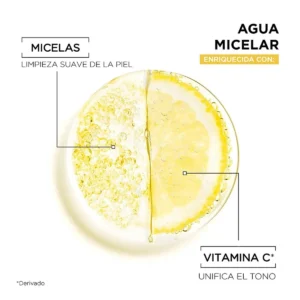 Agua Micelar Garnier Skin Active Vitamina C x 400 ml