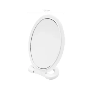 Espejo con pie doble faz Jessamy ovalado x 10,5 cm