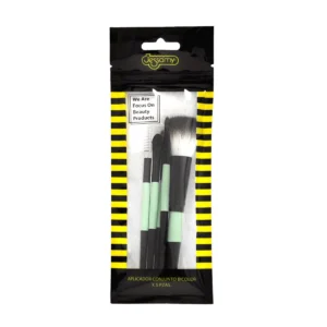 Kit de brochas y aplicador bicolor Jessamy