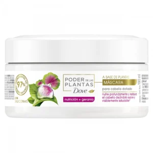 Máscara de Tratamiento Dove Real Poder de las Plantas Nutrición+Geranio x 190 ml