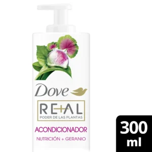 Acondicionador Dove Real Poder de las Plantas Nutrición+Geranio x 300 ml