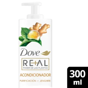 Acondicionador Dove Real Poder de las Plantas Purificación+Jengibre x 300 ml