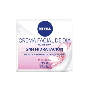Crema Facial Nivea Essentials Nutritiva Día FPS 15 x 50 ml