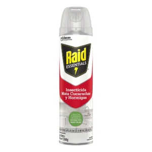 Aerosol Insecticida Raid Essentials Mata Cucarachas y Hormigas x 360 ml