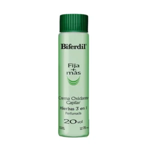 Crema oxidante capilar Biferdil Fija + Más Hierbas 20 Vol x 75 ml